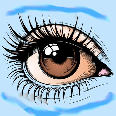 realistic eye