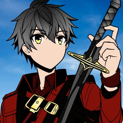 anime guy with a sword