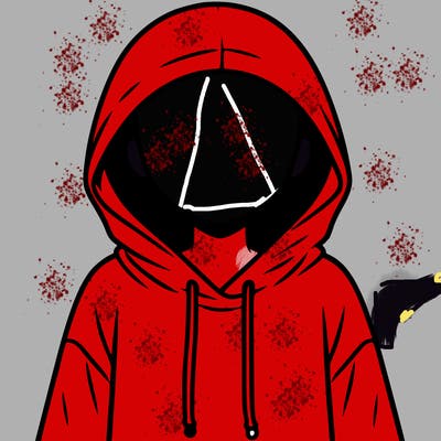 faceless girl in hoodie