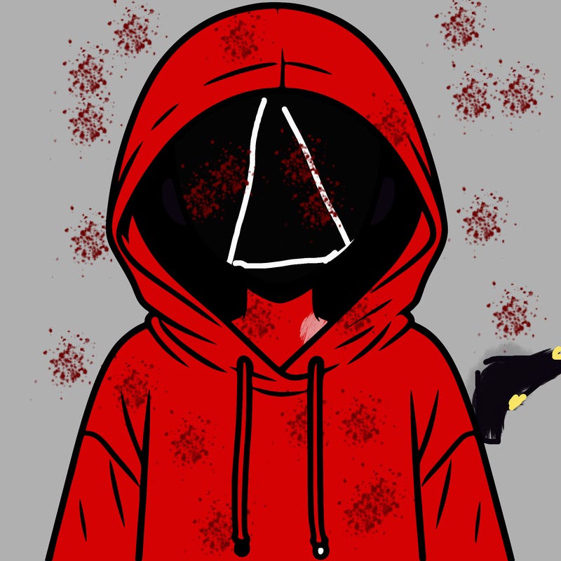 faceless girl in hoodie