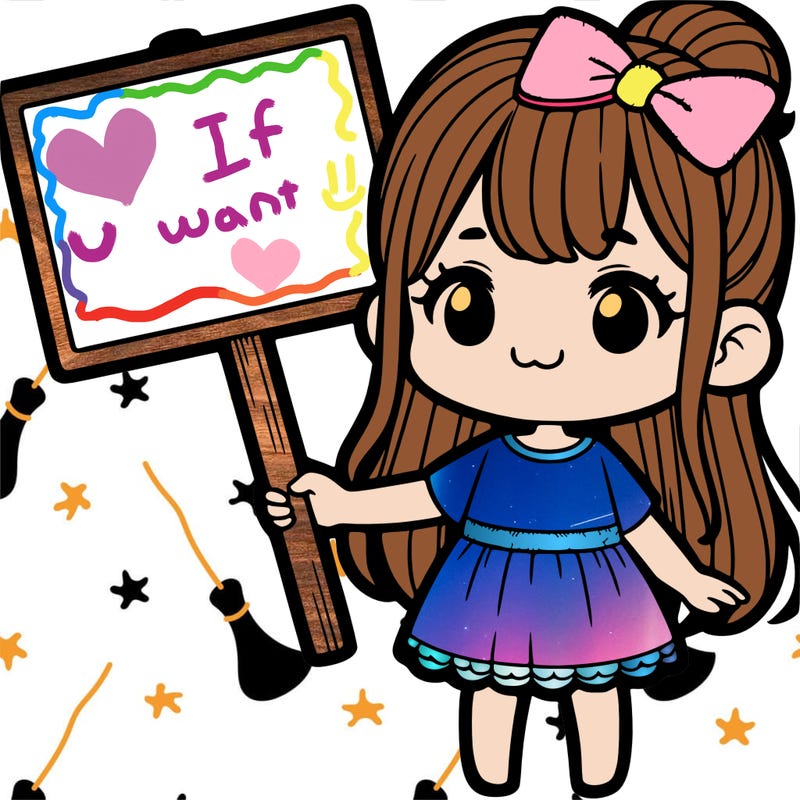 girl with blank sign