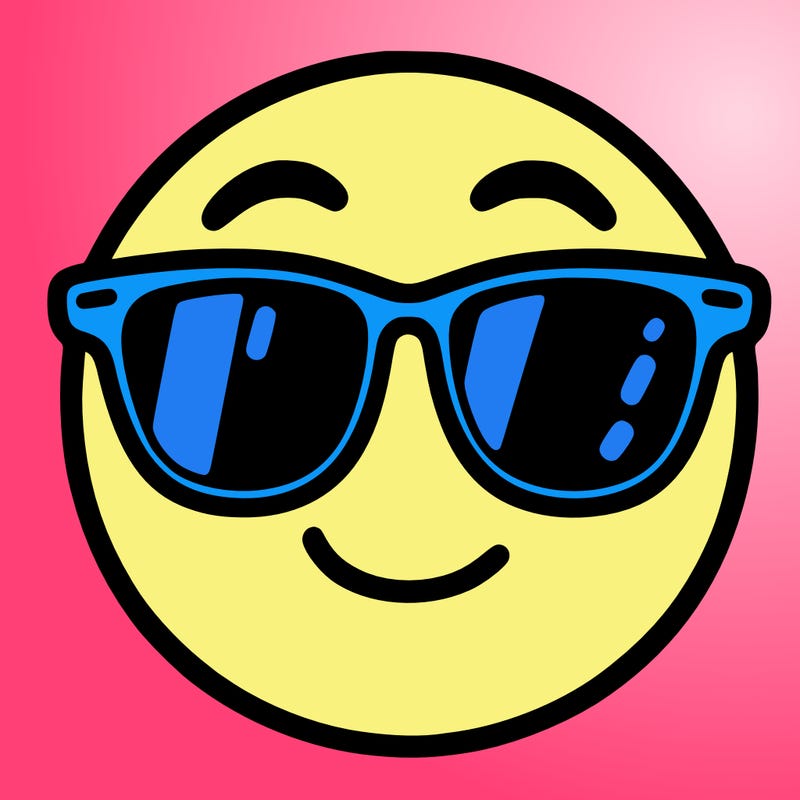emoji with sunglasses