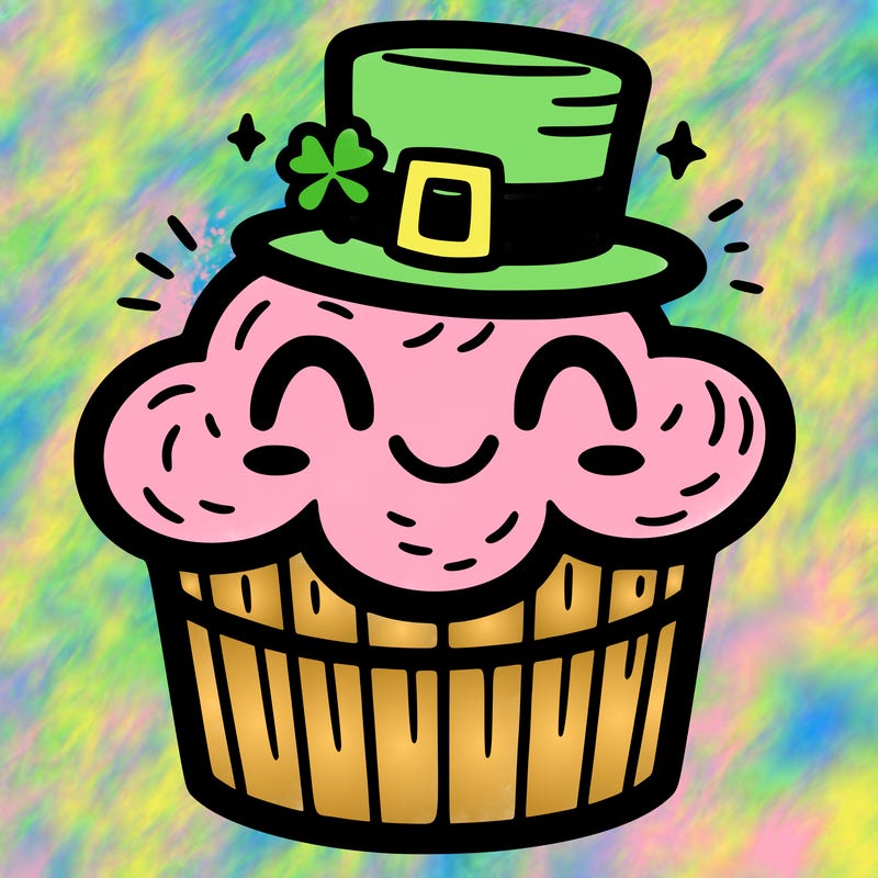 saint patricks day cupcakd