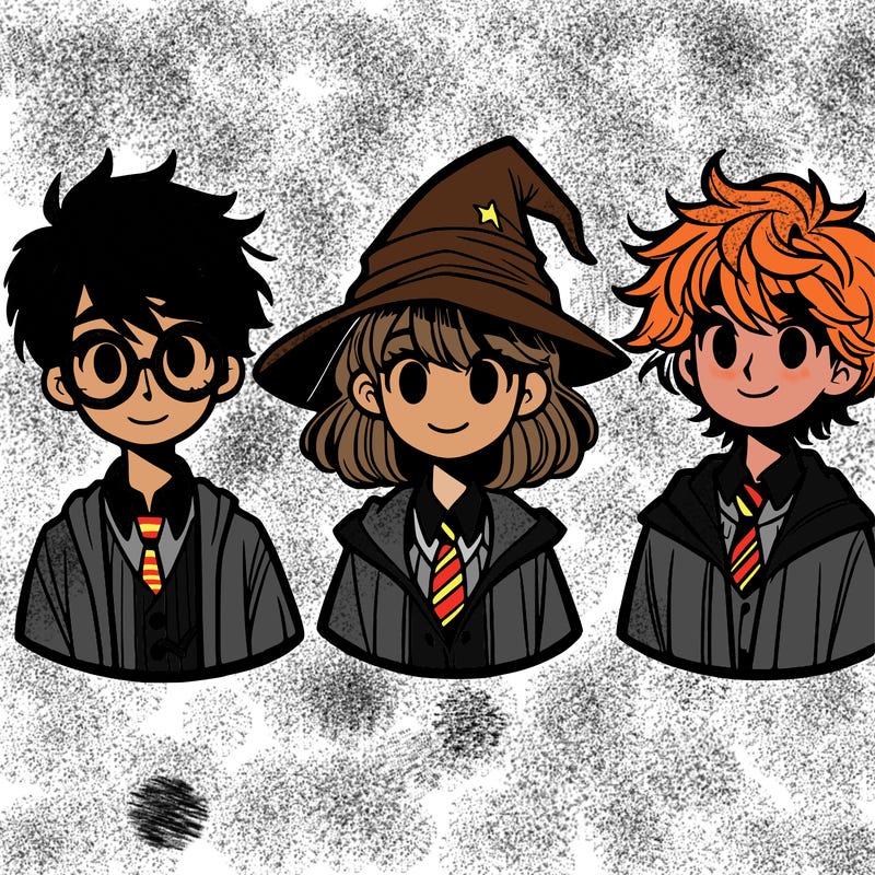 harry potter ron wesley and hermione granger
