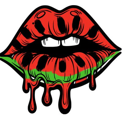 lips that look realistic and drip