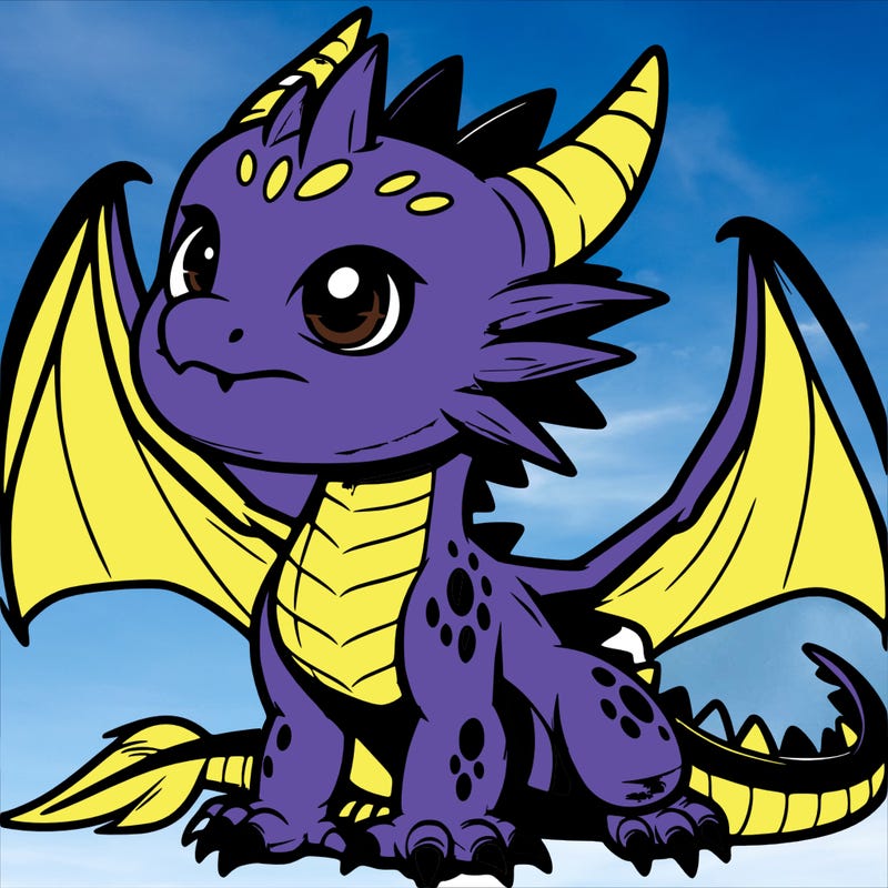 fierce baby night dragon