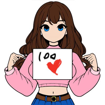 girl holding a blank sign in a long sleeve crop top