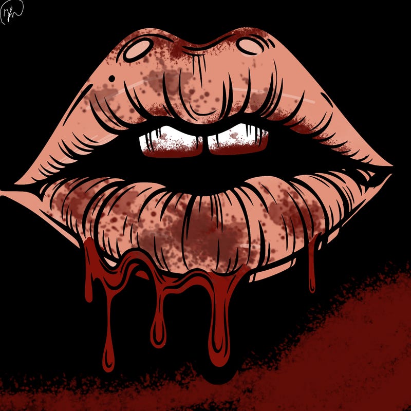 lips that look realistic and drip