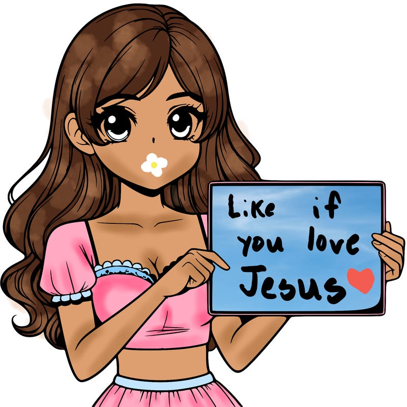 realistic pretty girl holding blank sign