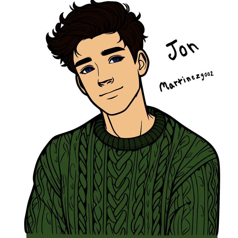realistic guy with a beautiful jumper