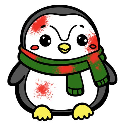 cute penguin