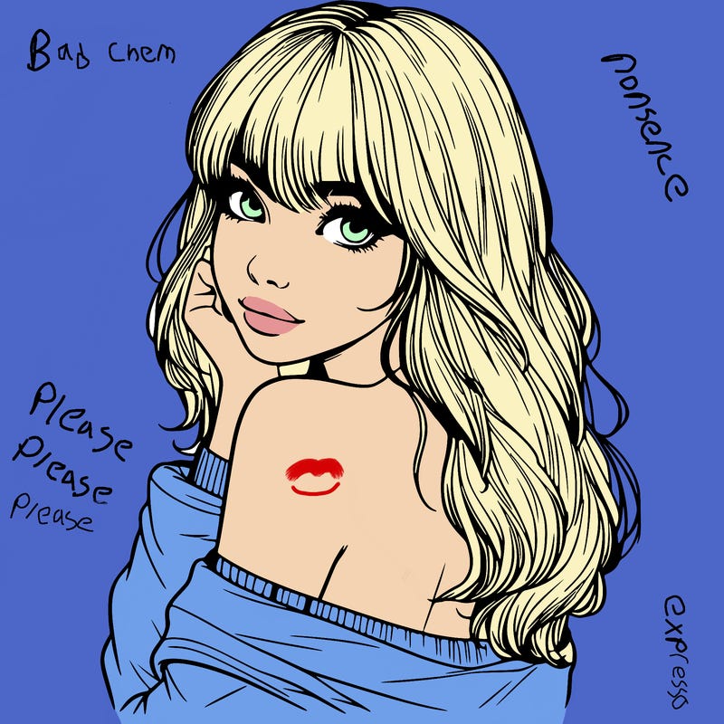 realistic girl with bangs looking over her shoulder