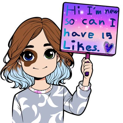 realistic girl holding up a sign