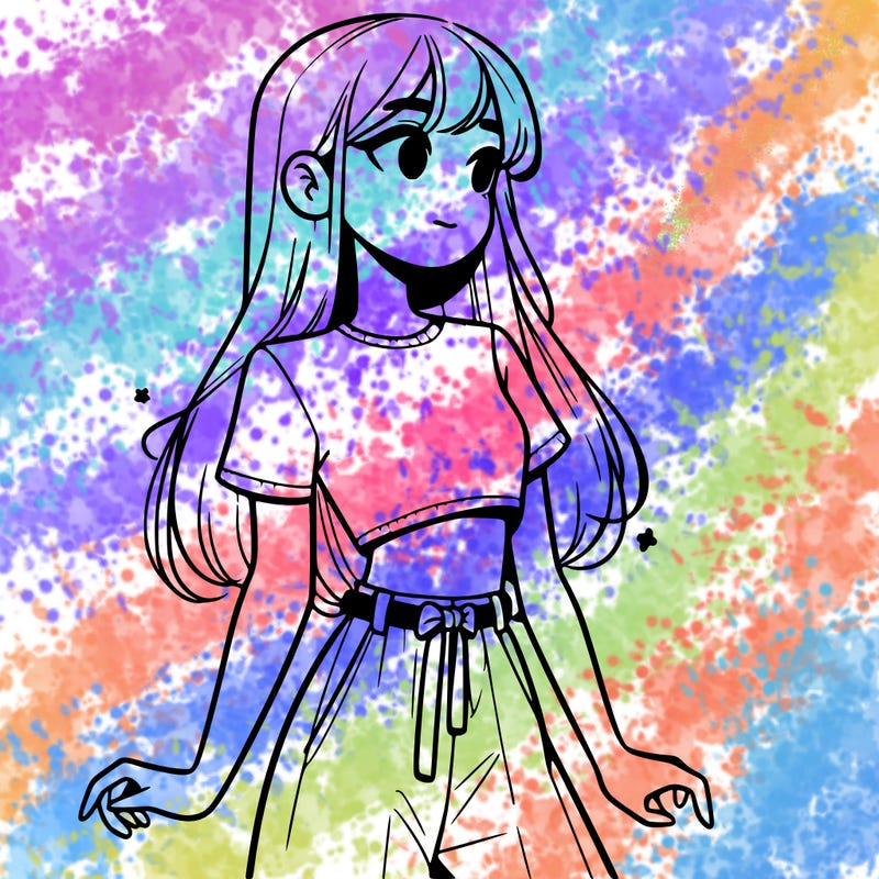 girl in a cute crop top