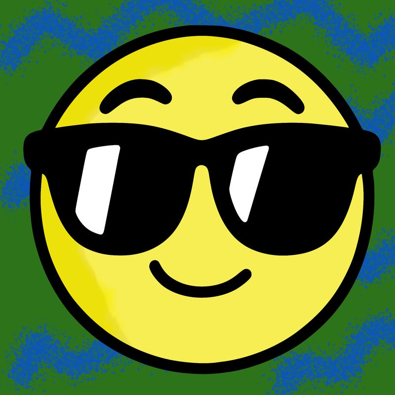 emoji with sunglasses