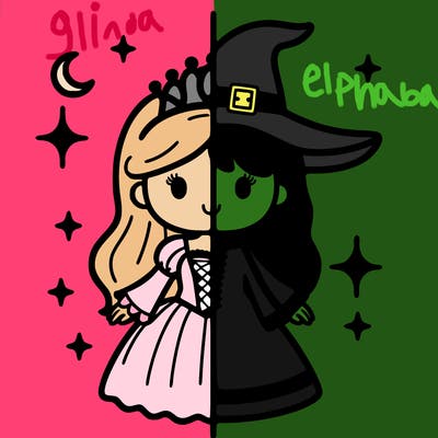 split princess and witch