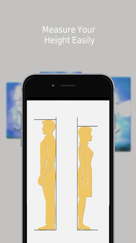 AR Ruler - AR Measuring Kits - AR Ruler app interface showing the height measurement feature for people