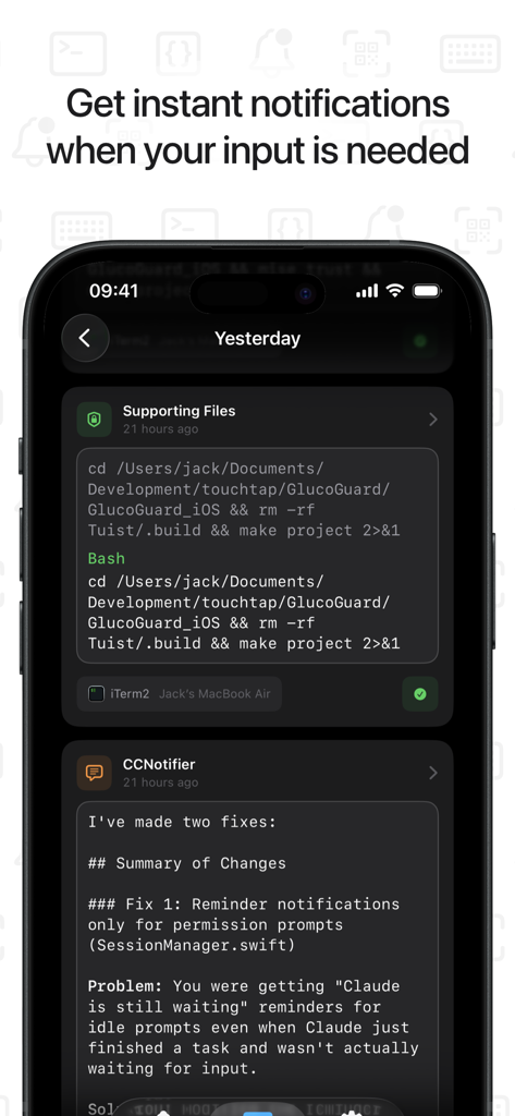 Claude Code Notifier Companion - Developer Tools App | MWM