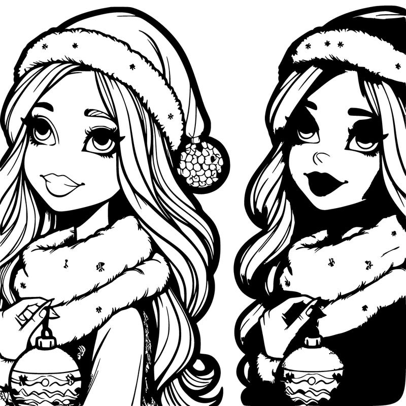 christmas girl relistic