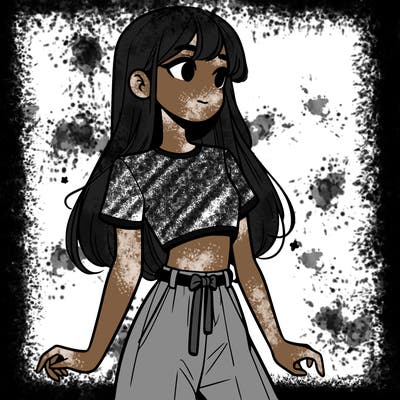 girl in a cute crop top