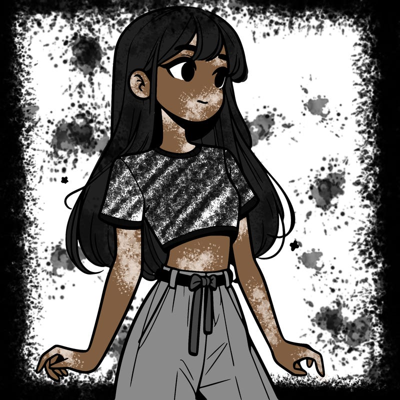 girl in a cute crop top