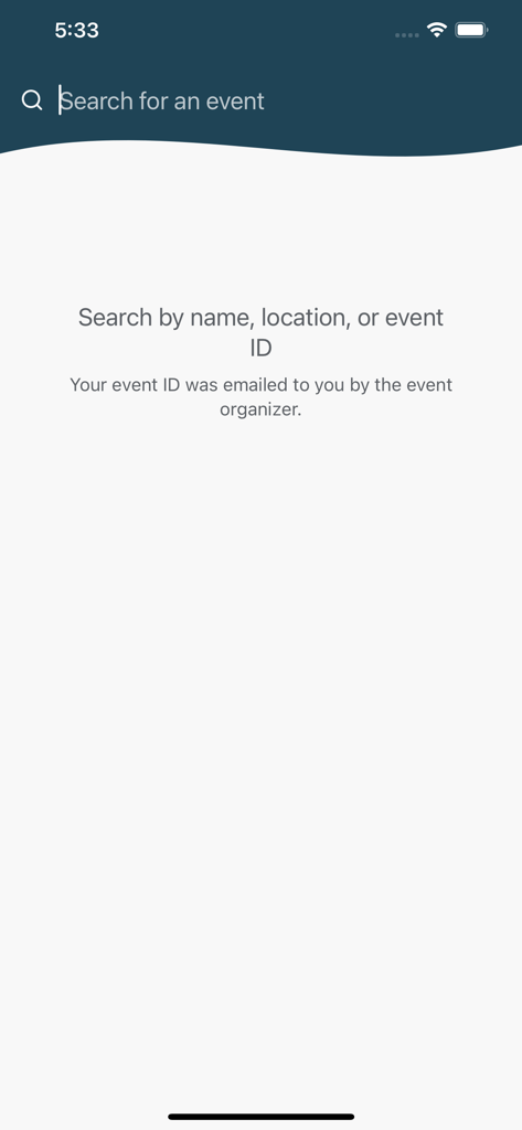 IHG Hotel Development - Search screen for IHG development events allowing users to find events by name, location, or event ID.
