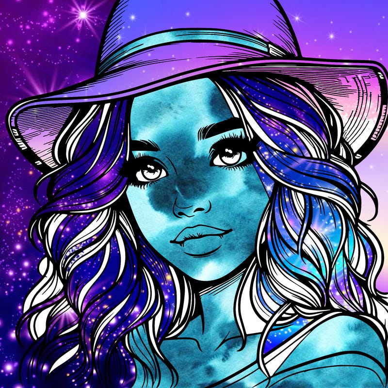 realistic girl with hat