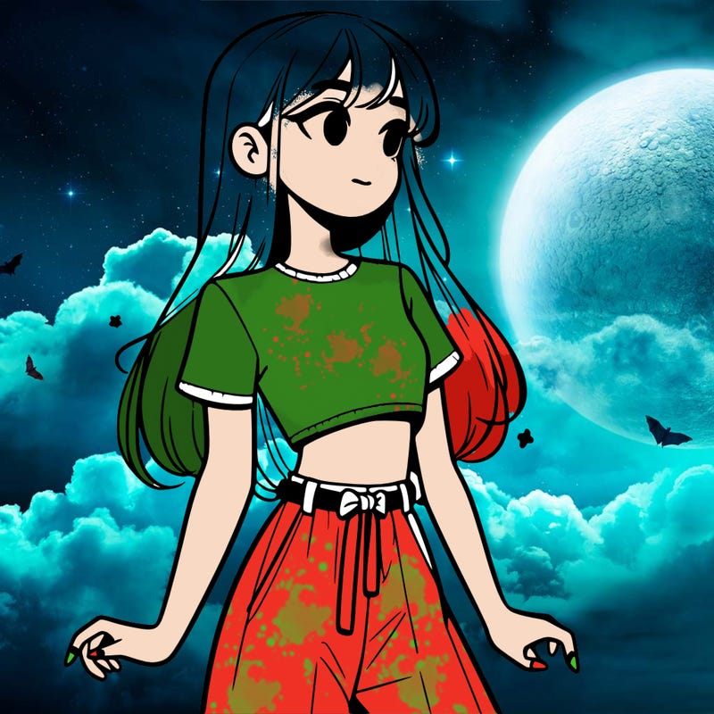 girl in a cute crop top