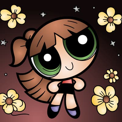 a powerpuff girl