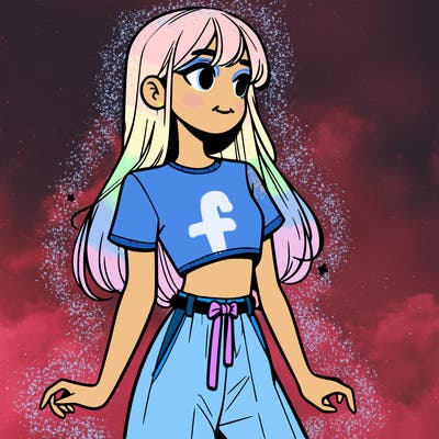 girl in a cute crop top