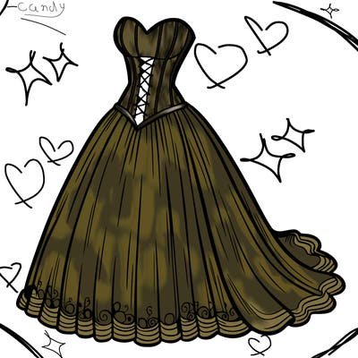 wedding dress-corset and a long and flowy skirt