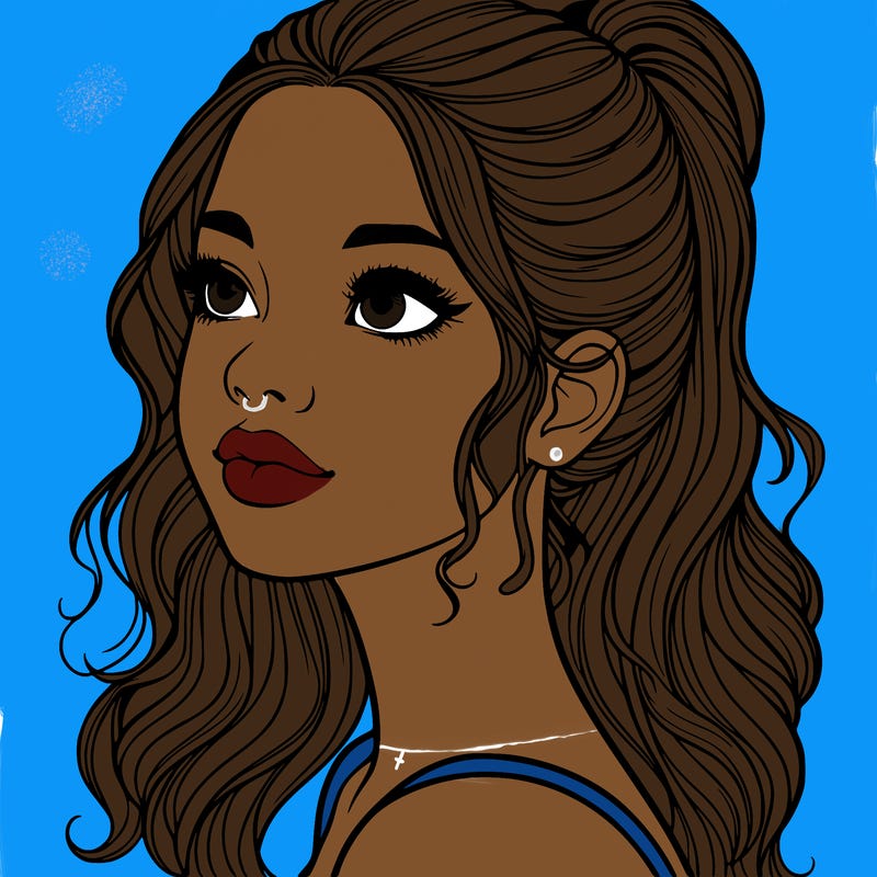 beautiful realistic girl