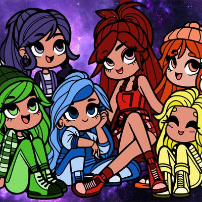 girls hanging out with each other