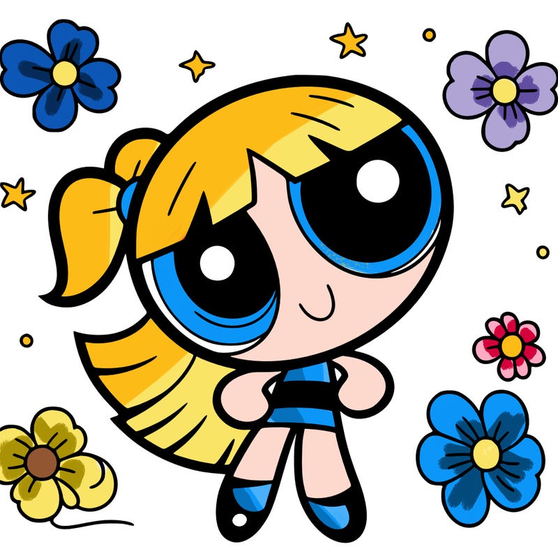 a powerpuff girl