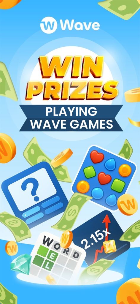 Wave: Sweepstakes Arcade - Games App | MWM