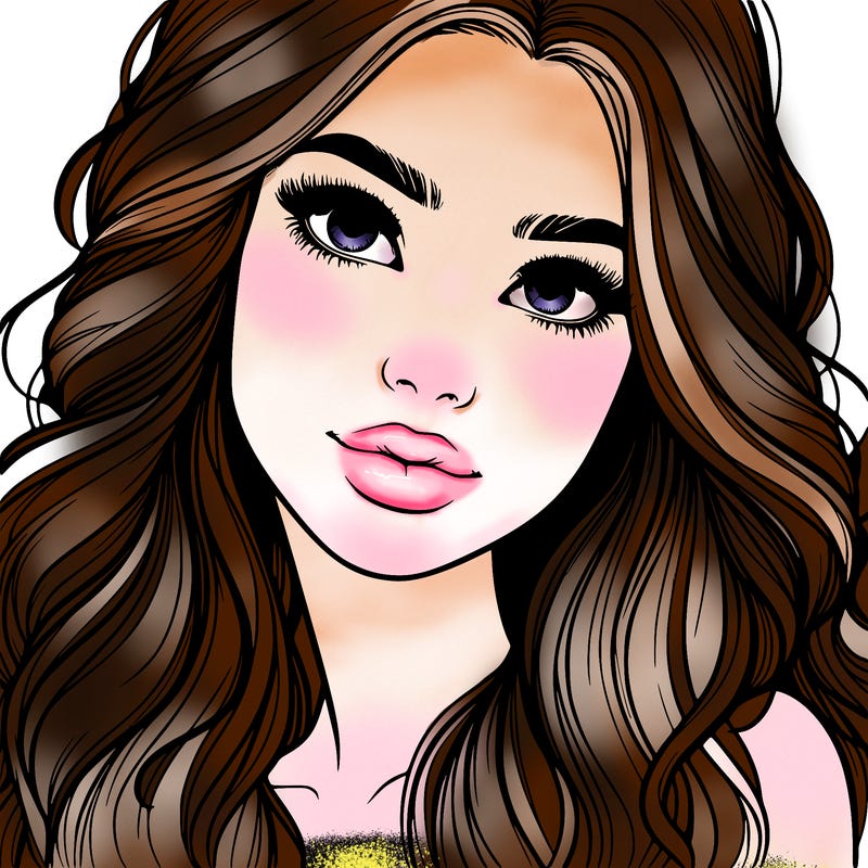 beautiful realistic girl