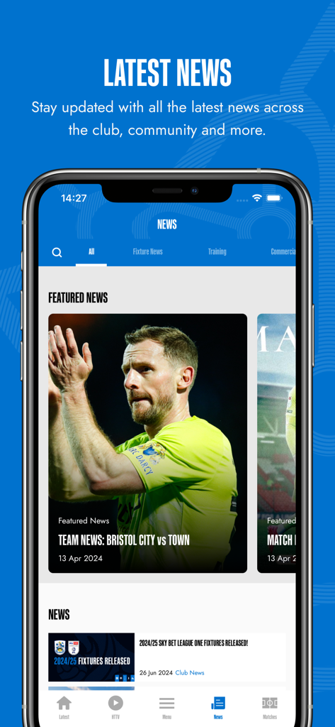 Huddersfield Town AFC - Ultime notizie e aggiornamenti della squadra sull'app mobile ufficiale dell'Huddersfield Town AFC