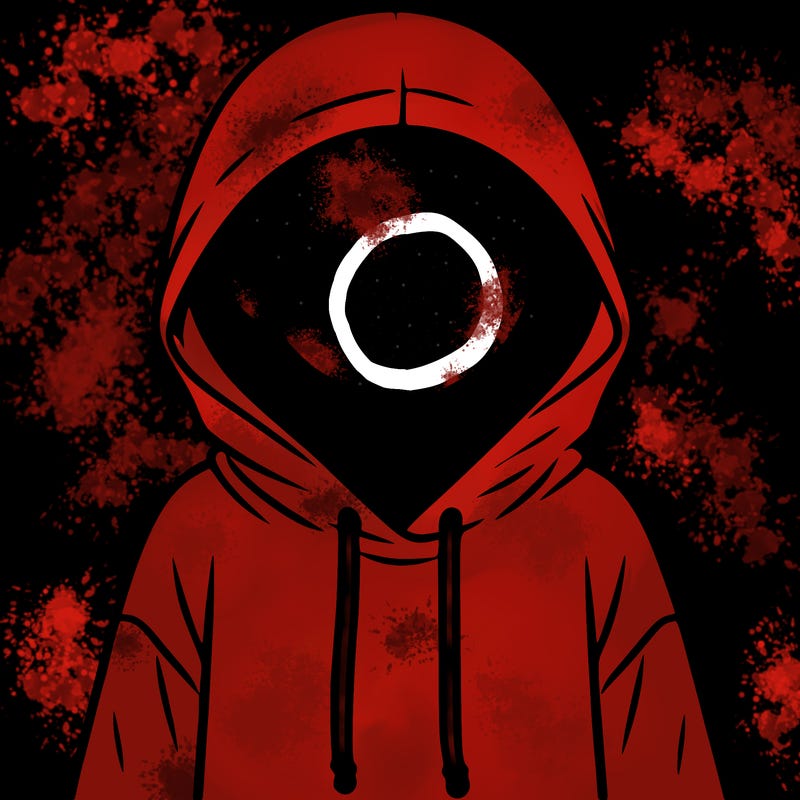 faceless girl in hoodie