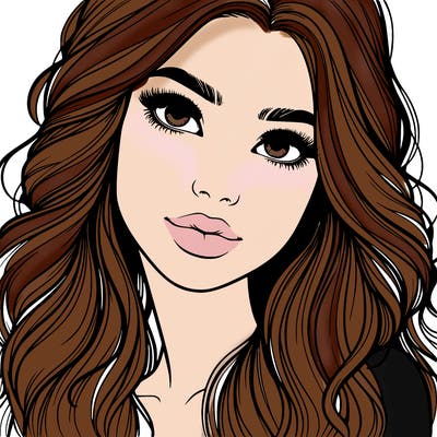 beautiful realistic girl