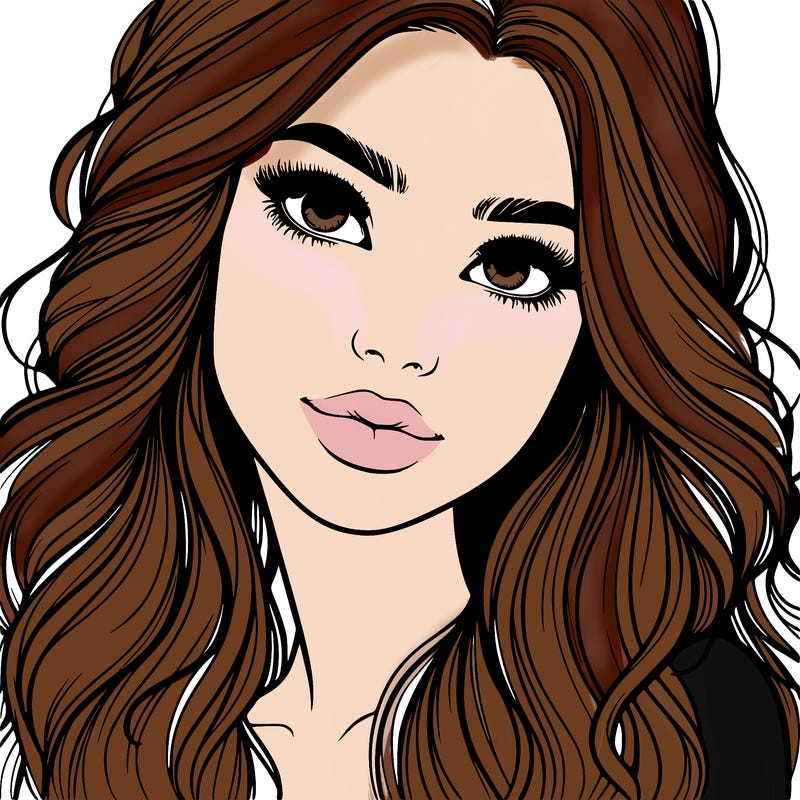 beautiful realistic girl