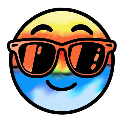 emoji with sunglasses