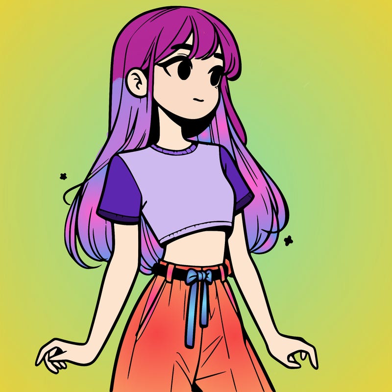 girl in a cute crop top