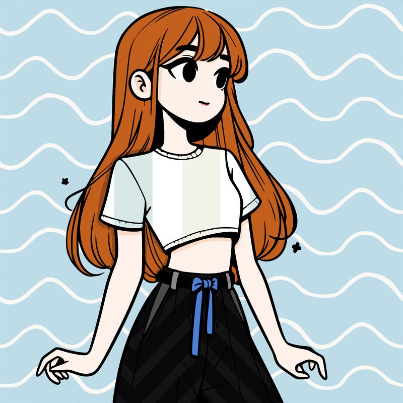 girl in a cute crop top