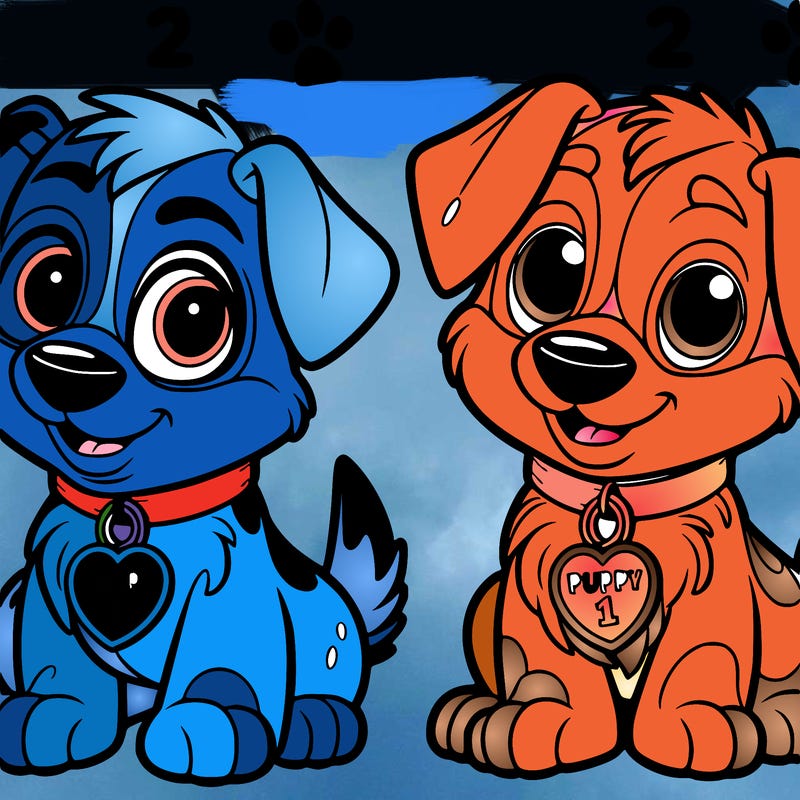 play with me, blue bluey, and bingo