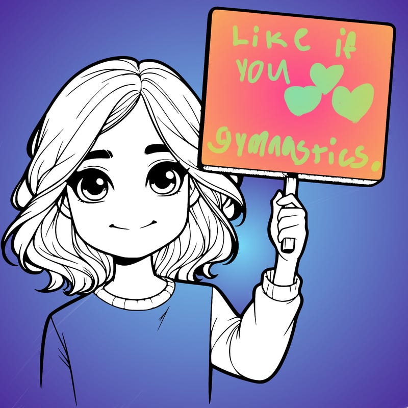 realistic girl holding up a sign