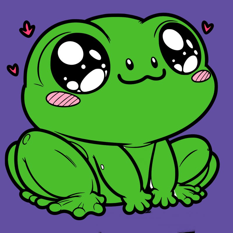 cute frog person realistic