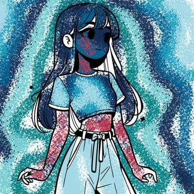 girl in a cute crop top