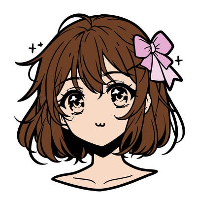 anime girl face