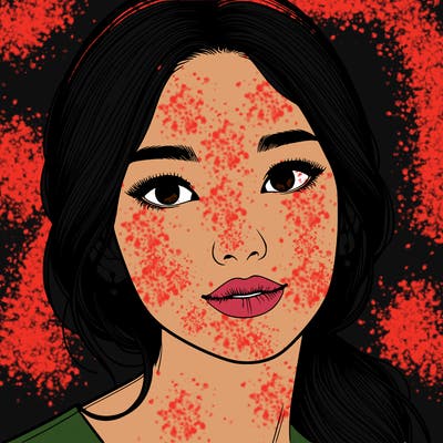 beautiful realistic asian woman