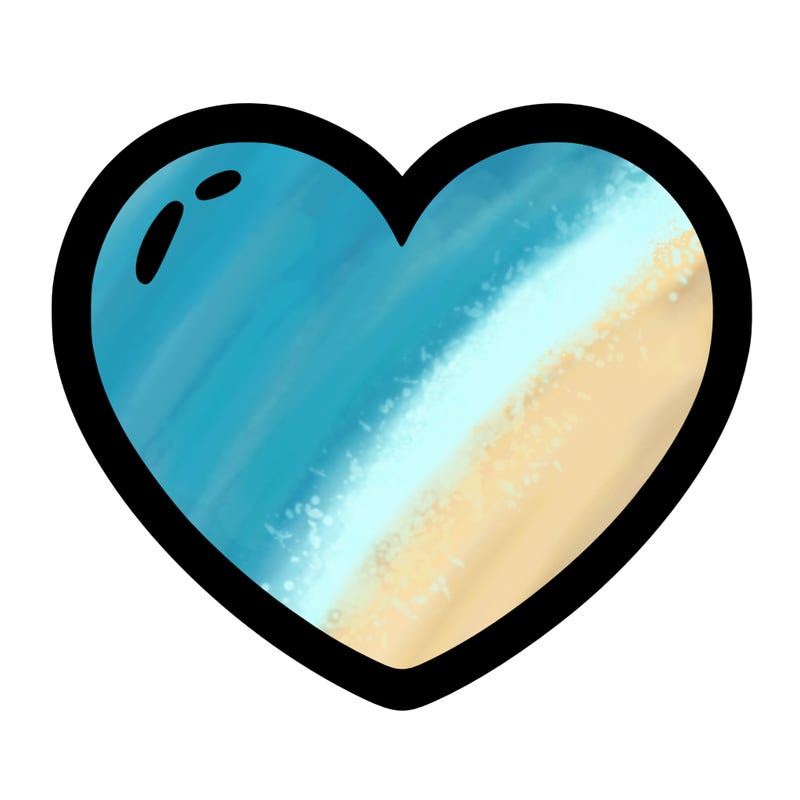 a blank heart